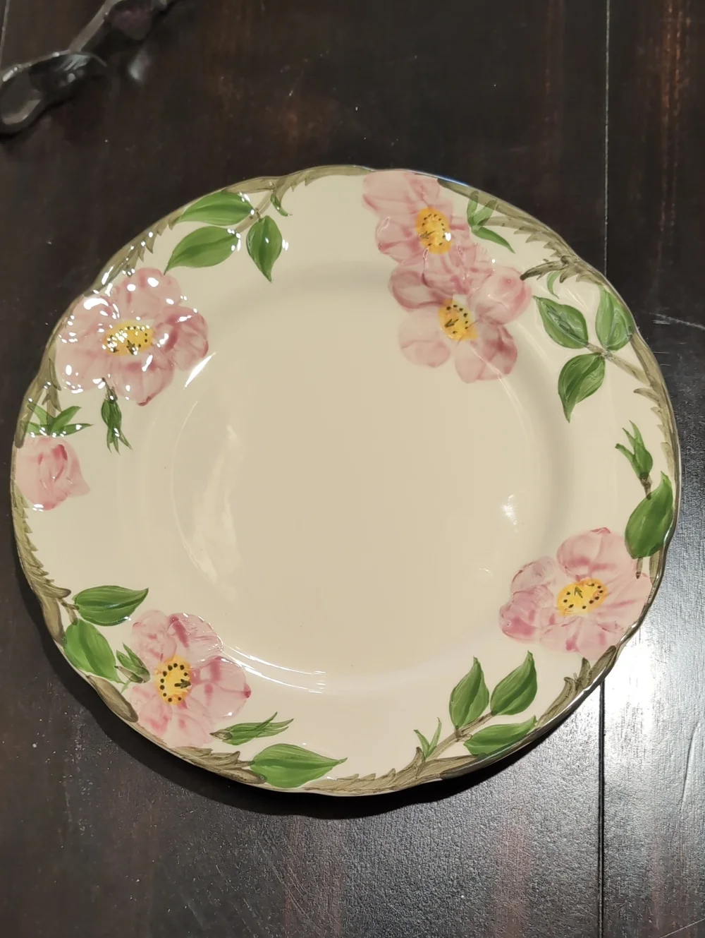 Set Of Two (2) Franciscan Desert Rose Dinner Plates 10.5